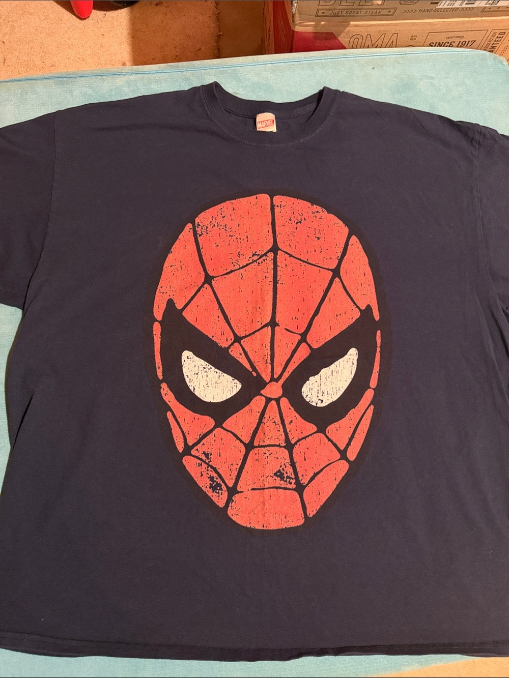 Marvel Spider-Man Tee - Navy and Red